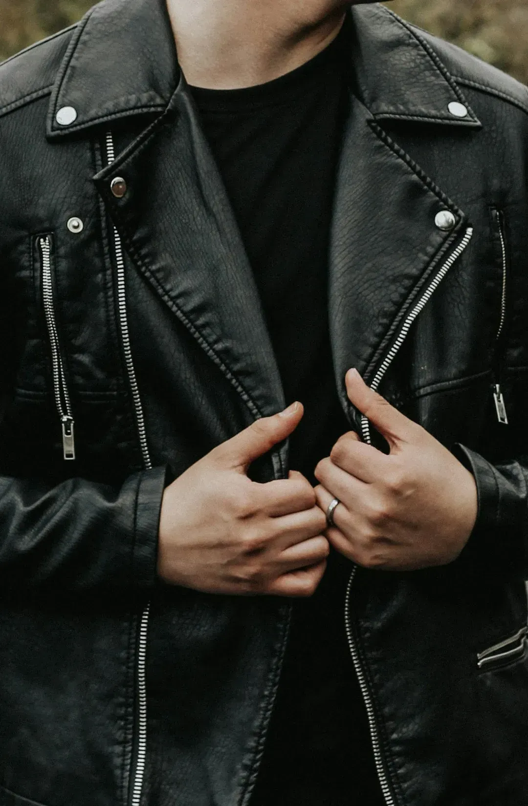 12. Leather jackets worn specifically to appear dangerous (Image Credits: Unsplash)