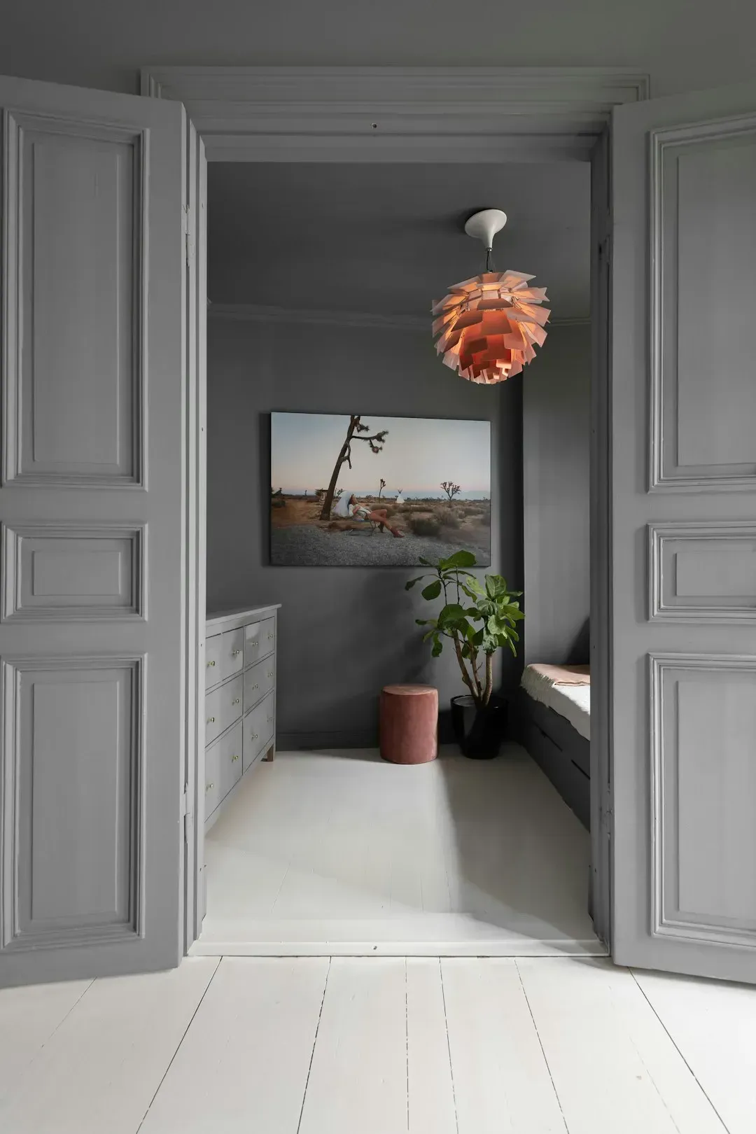 2. Millennial Gray Walls and Floors (Image Credits: Unsplash)