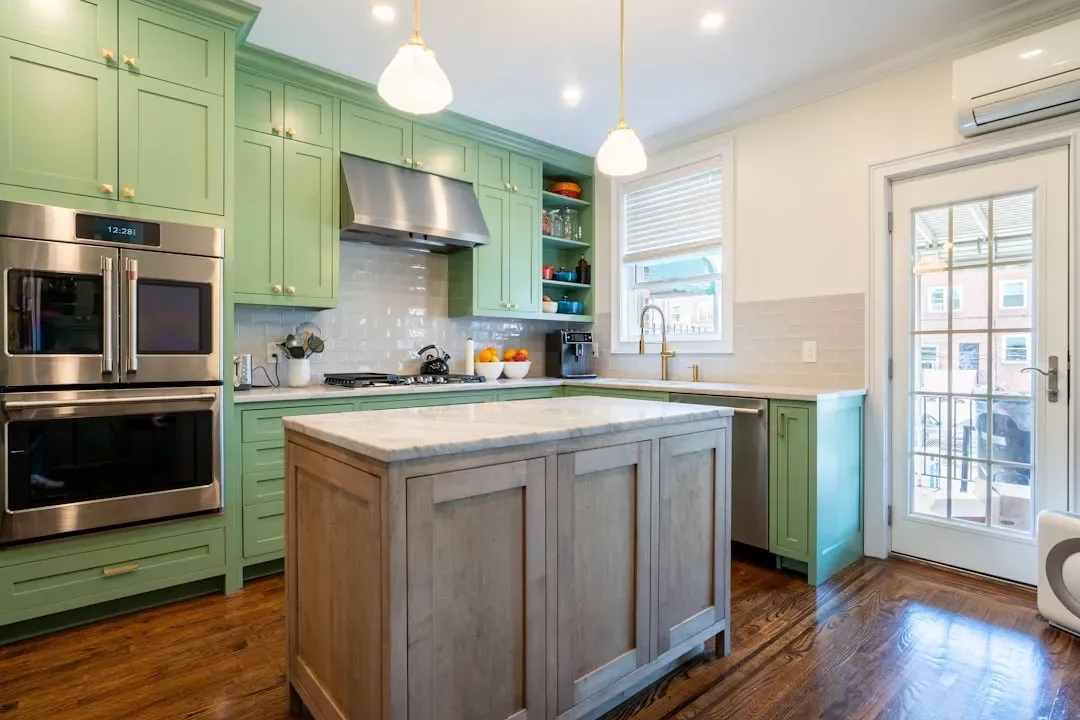 3. Earthy Green and Natural Wood (Image Credits: Unsplash)