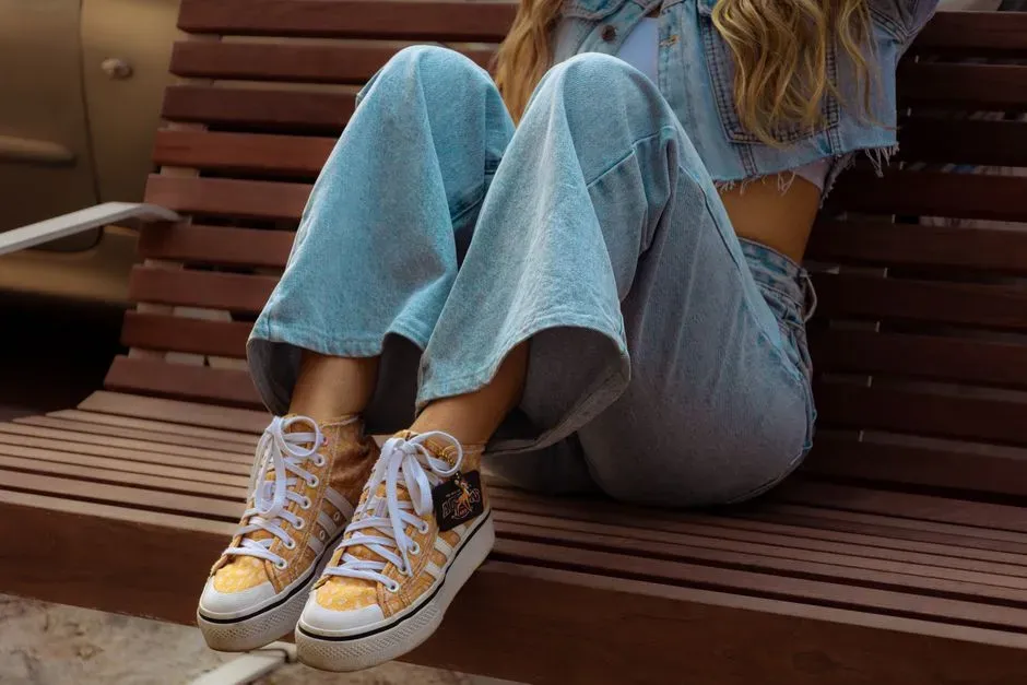 3. Wearing JNCO Jeans (Image Credits: Pexels)