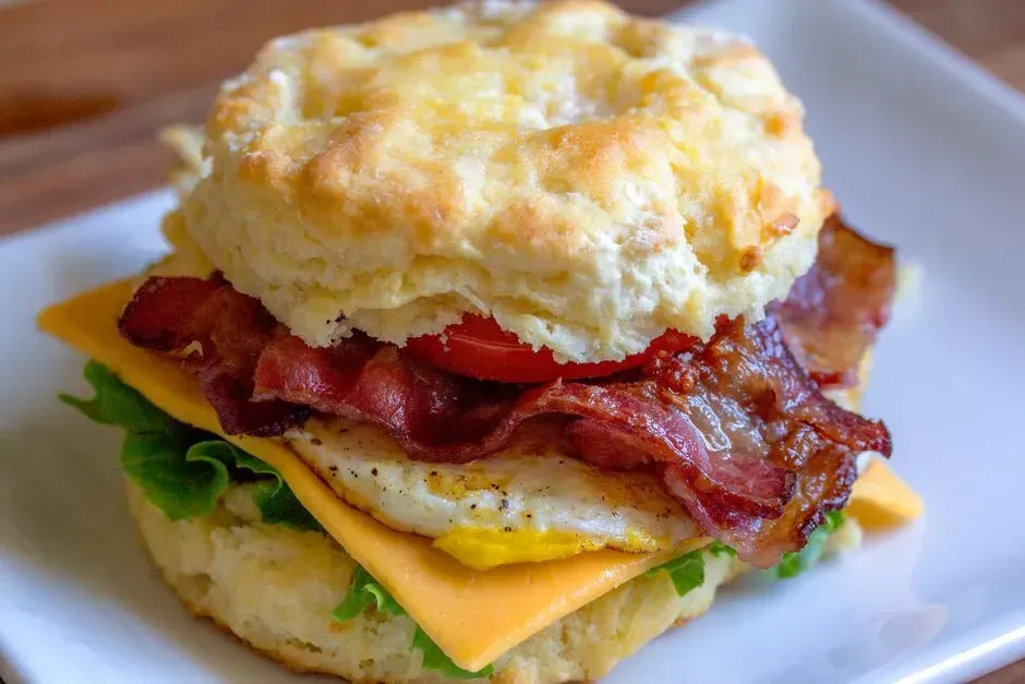 5. Wendy's Sausage, Egg and Cheese Biscuit (Image Credits: Pexels)