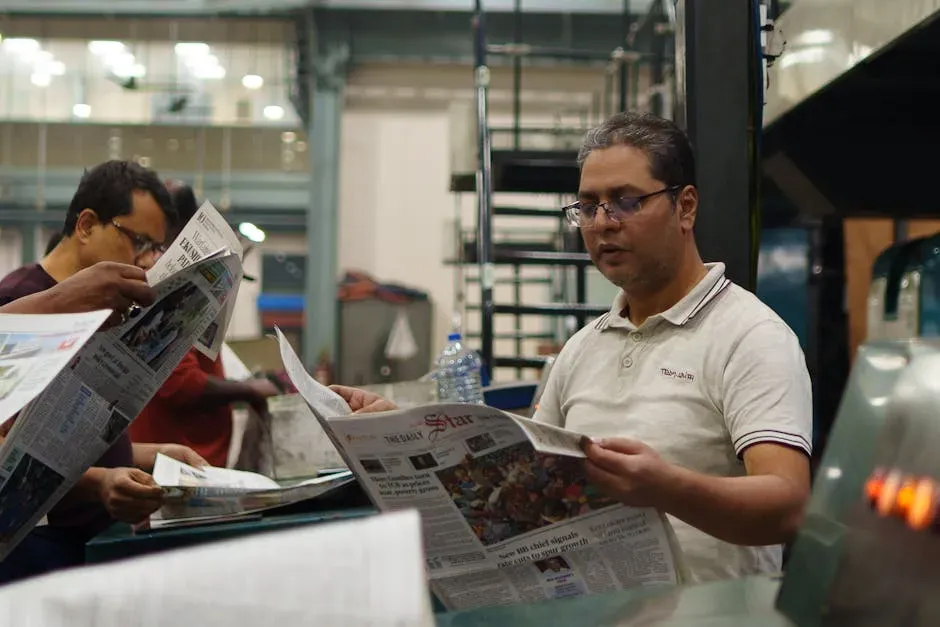 7. Reading Print Newspapers (Image Credits: Pexels)