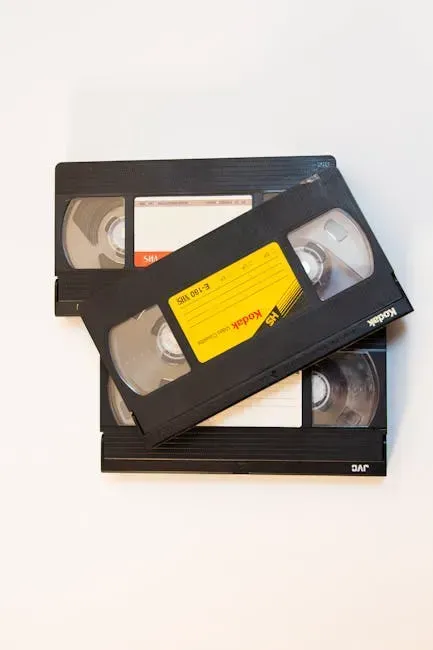 3. The VHS Tape Collection (Image Credits: Pexels)