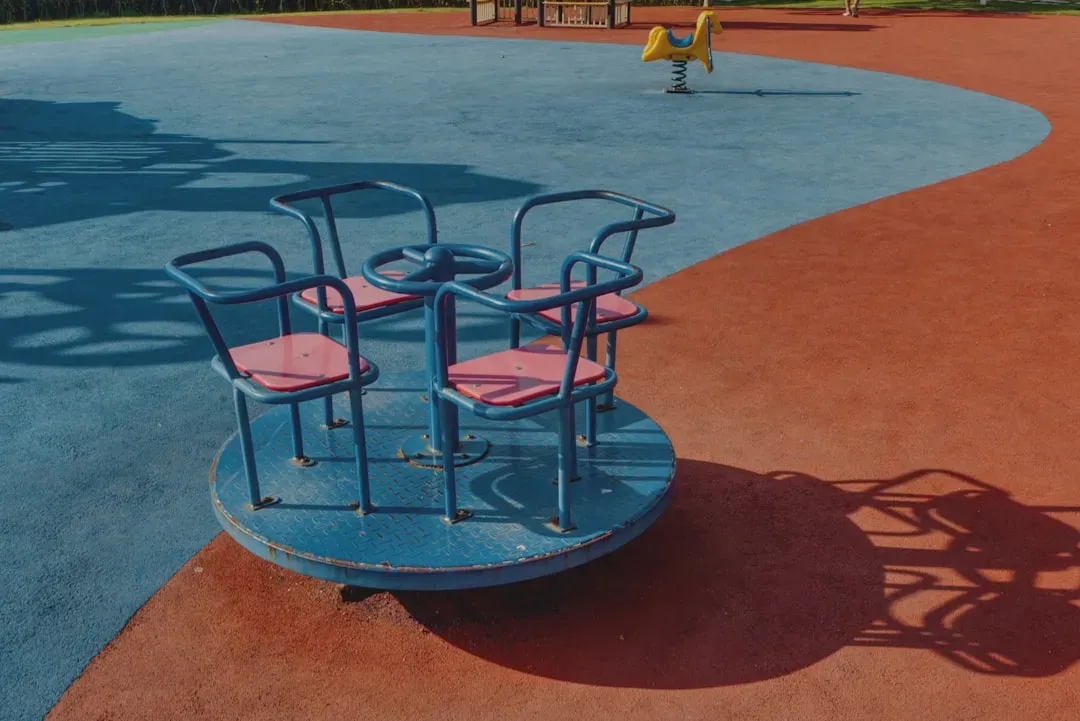 9. Unsupervised play at aging public playgrounds (Image Credits: Unsplash)
