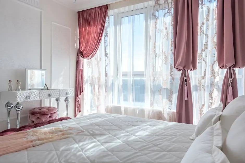 8. Thick, Layered Window Treatments (Image Credits: Pexels)