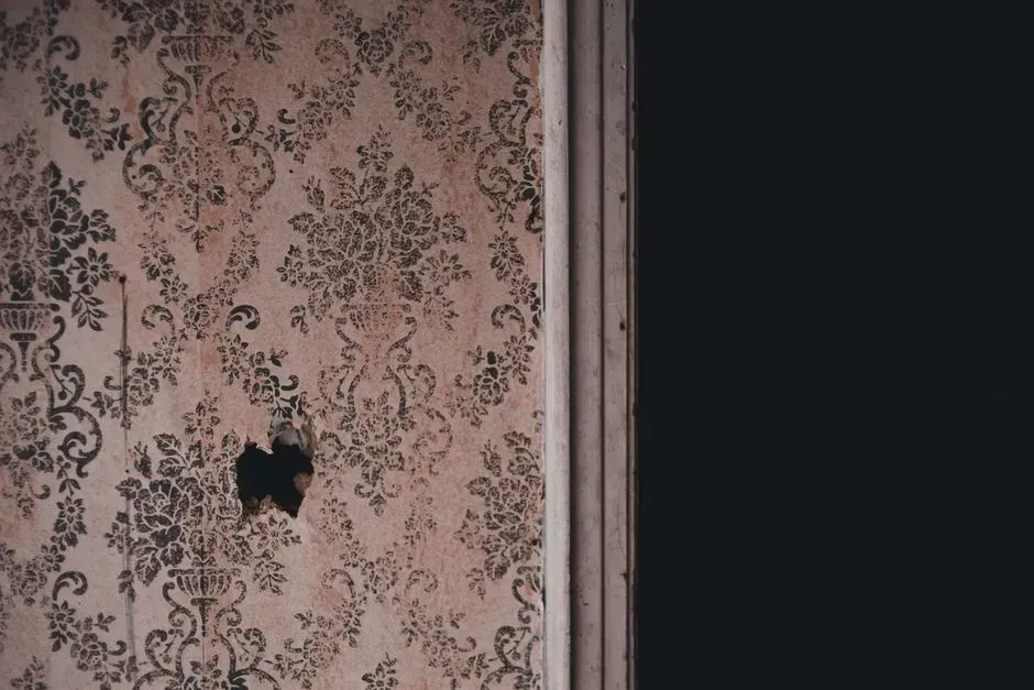 4. Outdated or damaged wallpaper (Image Credits: Pexels)