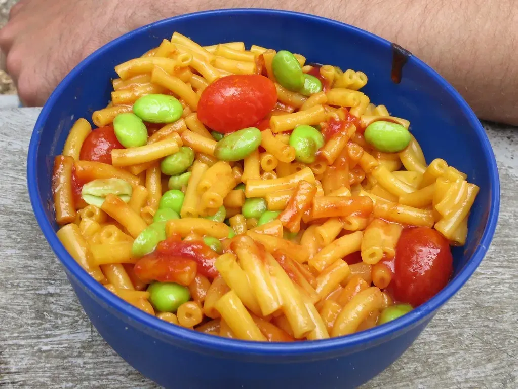 Pasta with Canned Tomatoes and Beans (Ruth and Dave, Flickr, <a href="https://creativecommons.org/licenses/by/2.0/" target="_blank" rel="noopener">CC BY 2.0</a>)