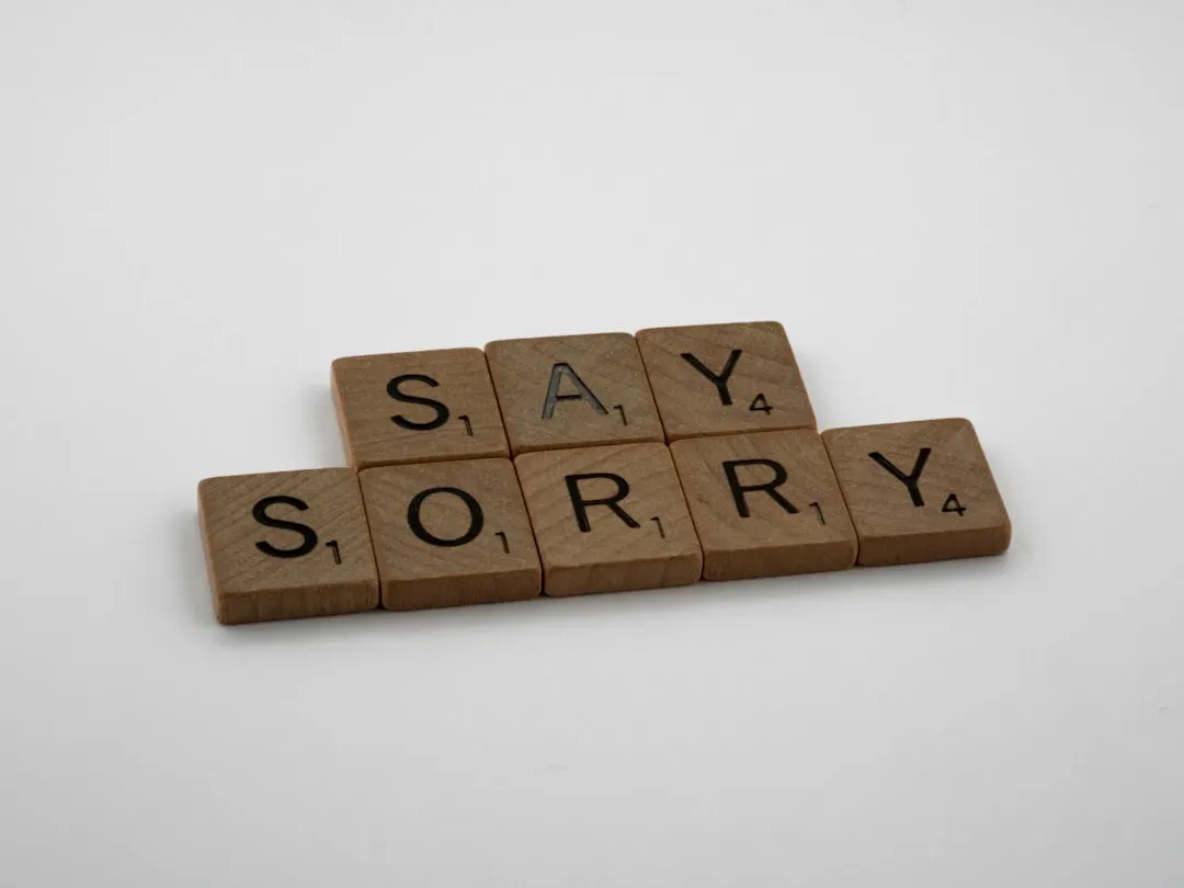 The Anatomy of a Good Apology (Image Credits: Unsplash)