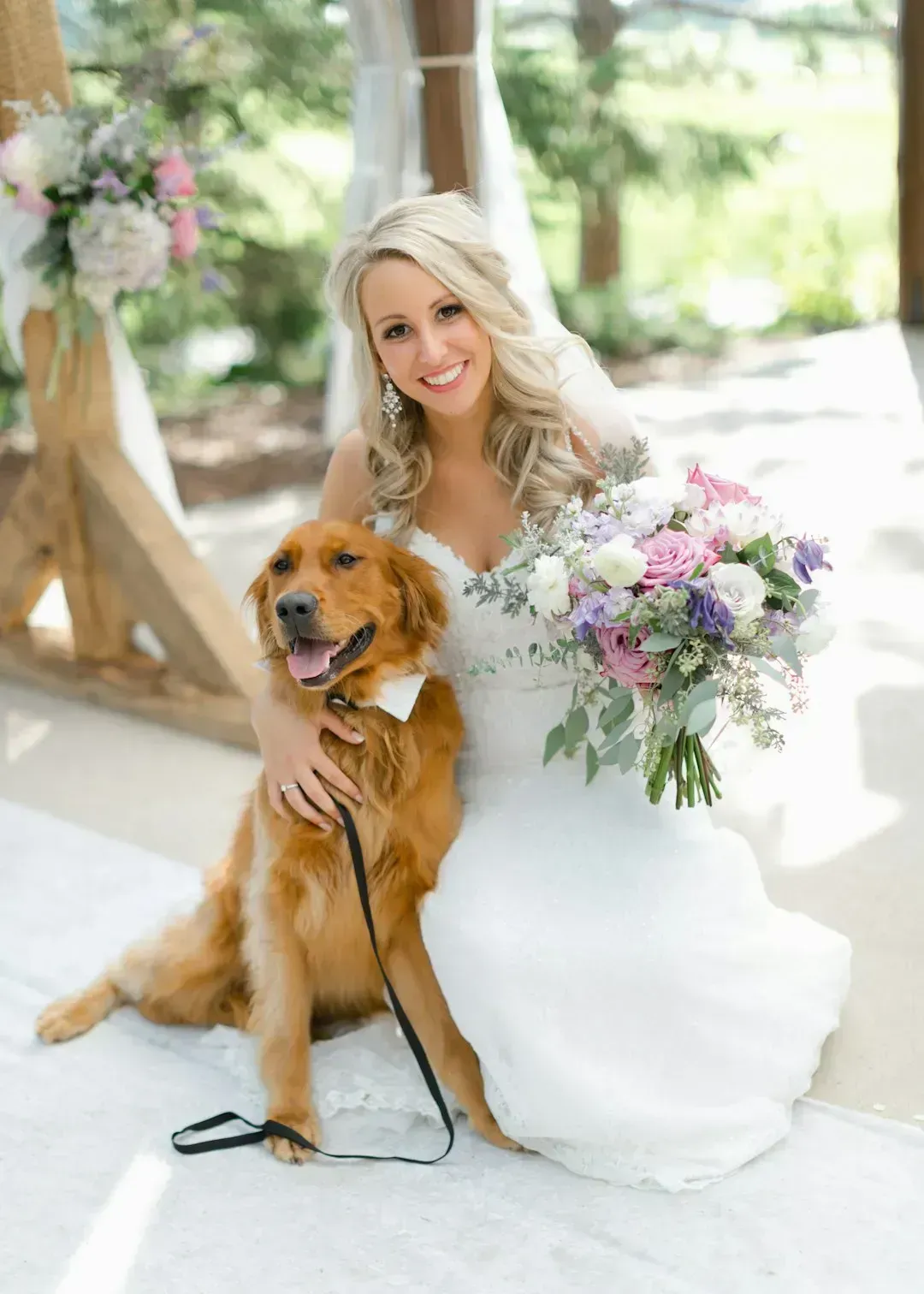 The pet that had to be ring bearer, flower girl, and best friend all at once (Image Credits: Unsplash)