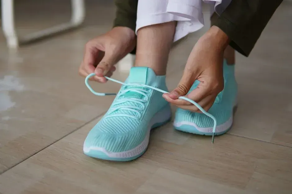 7. Tying shoelaces with a "granny knot" instead of a proper bow (Image Credits: Pexels)
