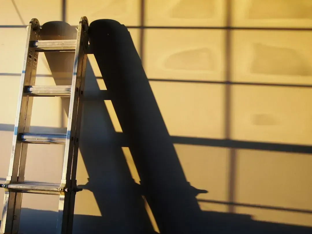 3. Ladders left out in the open (Image Credits: Unsplash)