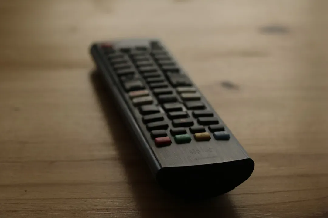 7. A Sticky or Grimy TV Remote (Image Credits: Unsplash)