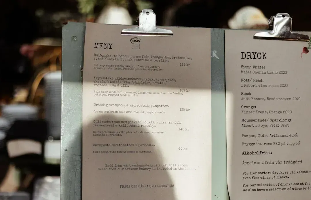 7. The Physical Menu Is Sticky, Dirty, or Falling Apart (Image Credits: Unsplash)