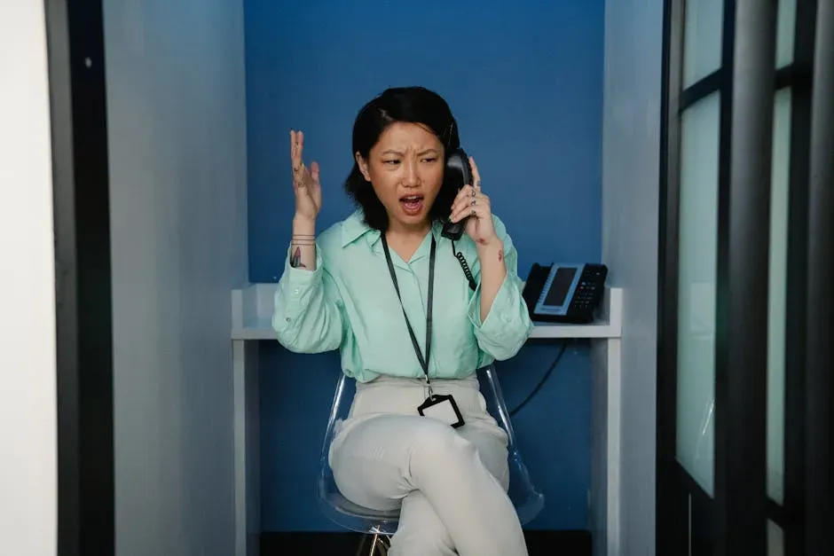 2. Talk Loudly on Speakerphone (Image Credits: Pexels)