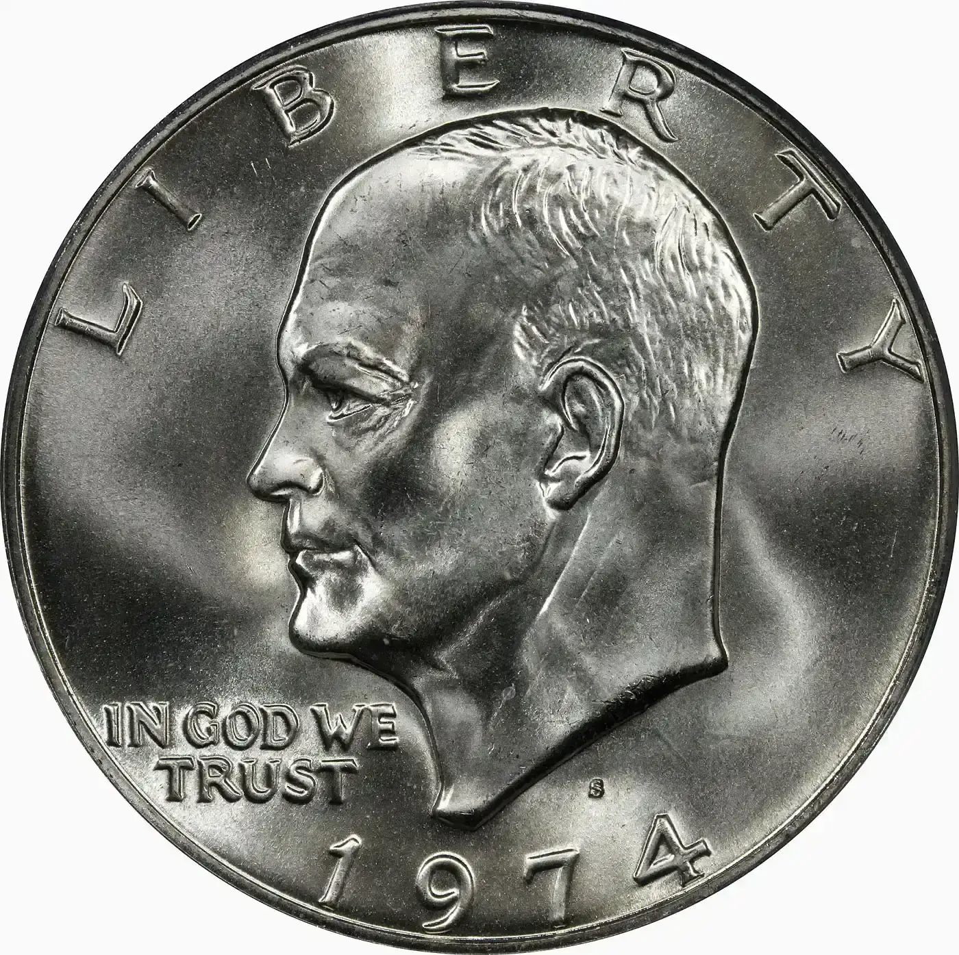 The Eisenhower Dollar in the Mix (Image Credits: Actual coin., Public domain)