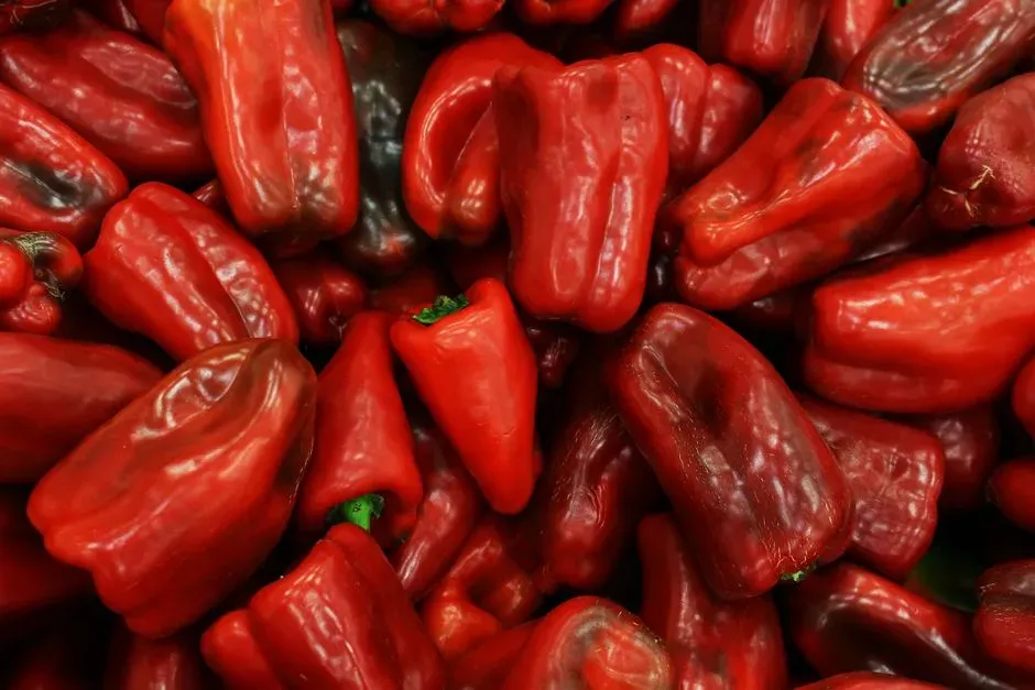 8. Red Bell Peppers (Image Credits: Pexels)