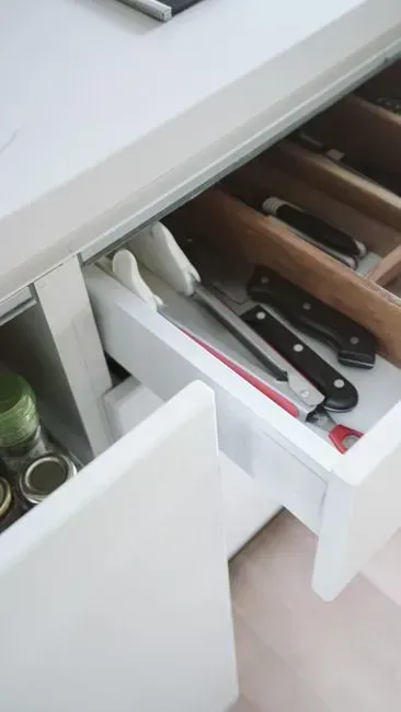 Deep Kitchen Drawers Stuffed With Unused Gadgets (Image Credits: Pexels)
