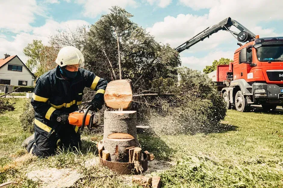 11. Tree Removal Near the House (Image Credits: Pexels)
