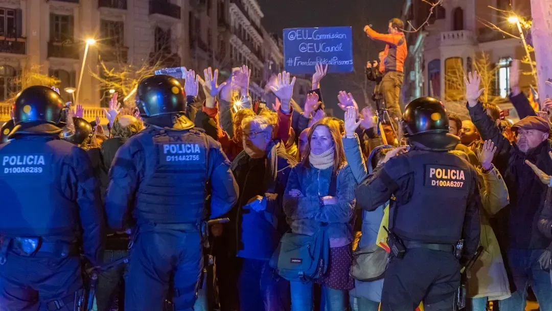 Barcelona, Spain: Protests in the Streets (Image Credits: Unsplash)
