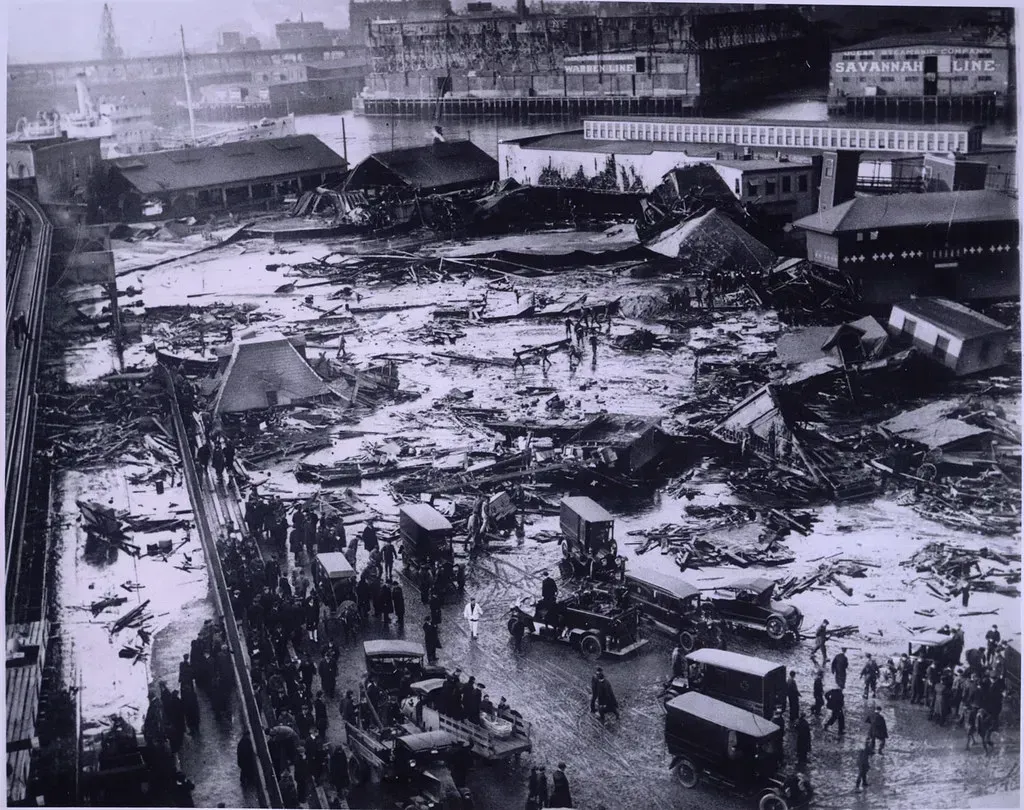 3. The Boston Molasses Flood of 1919 (Boston Public Library, Flickr, CC BY 2.0)