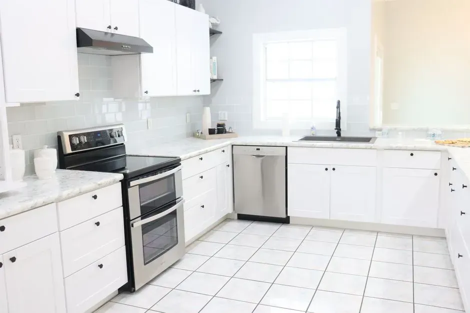 3. All-White Kitchens (Image Credits: Pexels)