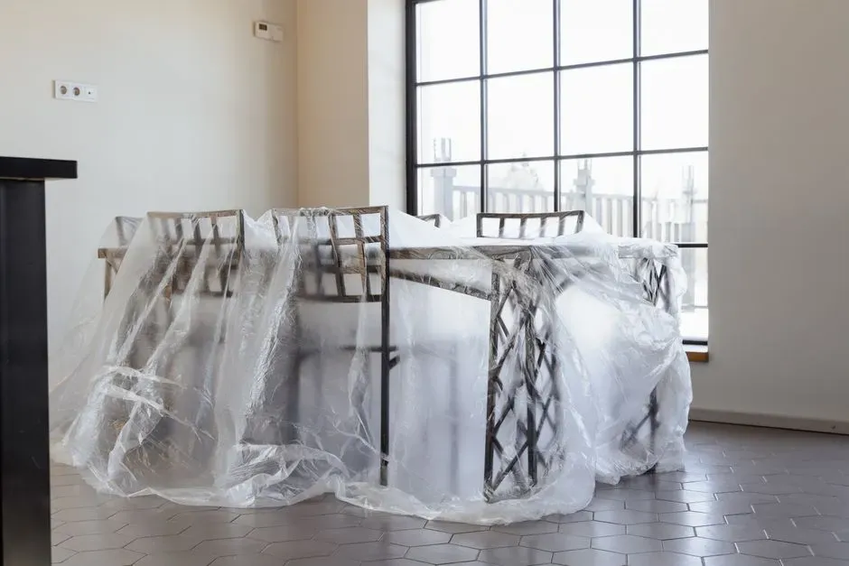 4. Plastic covers on the good furniture (Image Credits: Pexels)