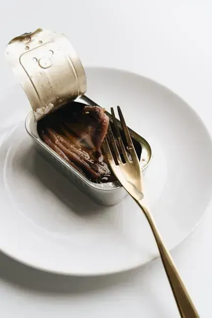 1. Canned Anchovies (Image Credits: Pexels)