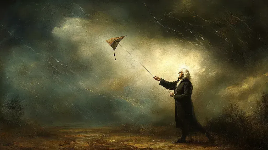 10. Benjamin Franklin discovered electricity with a kite in a thunderstorm (quinet, Flickr, CC BY 2.0)