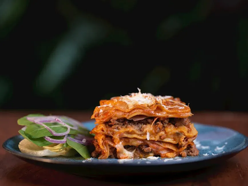 5. Lasagna (Image Credits: Pexels)