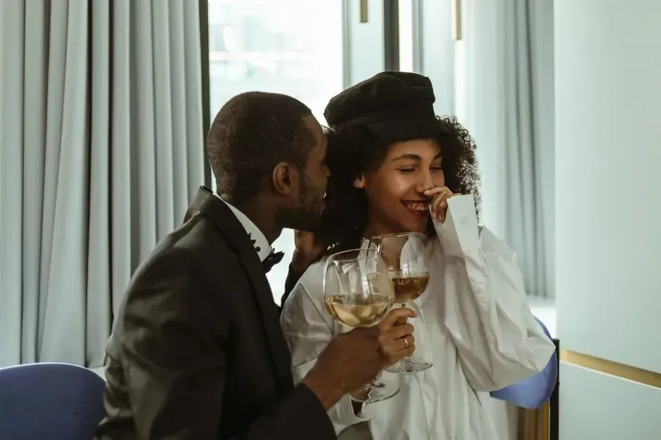 4. Flirting or being playfully affectionate (Image Credits: Pexels)
