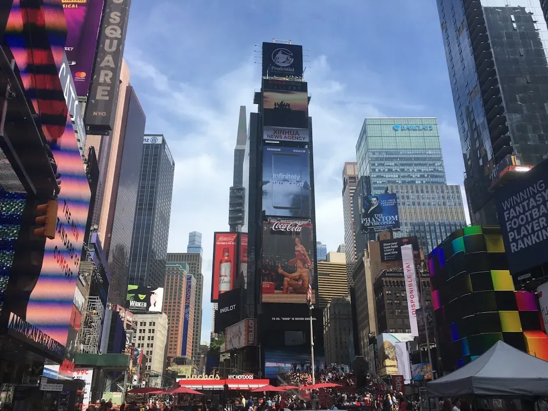 8. New York City, Times Square Area (Image Credits: Unsplash)