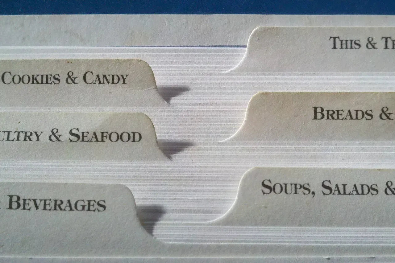 The recipe card is often incomplete on purpose (Image Credits: Pixabay)