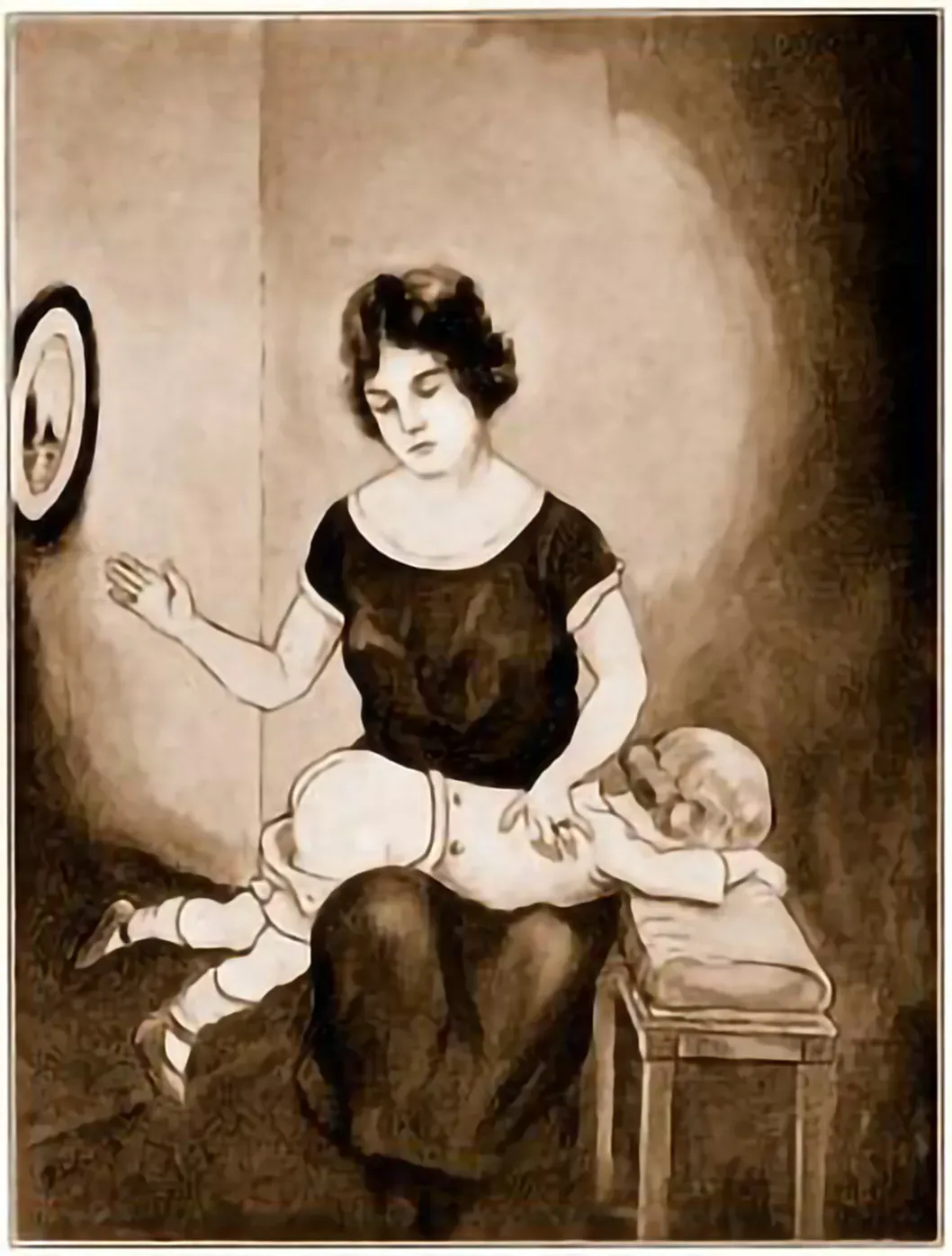 4. Spanking as Standard Discipline (By Fratebrando1, CC0)