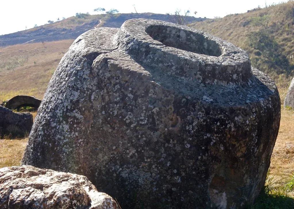 10. The Plain of Jars - Thousands of Stone Vessels, No Clear Purpose (John Pavelka, Flickr, CC BY 2.0)