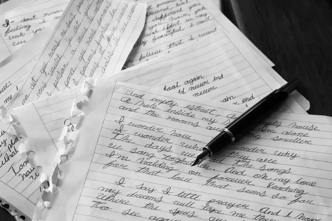 9. Writing letters as the main way to stay in touch (Image Credits: Unsplash)