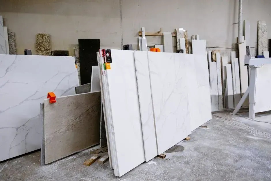 Full height slabs are taking over the wall (Image Credits: Pexels)