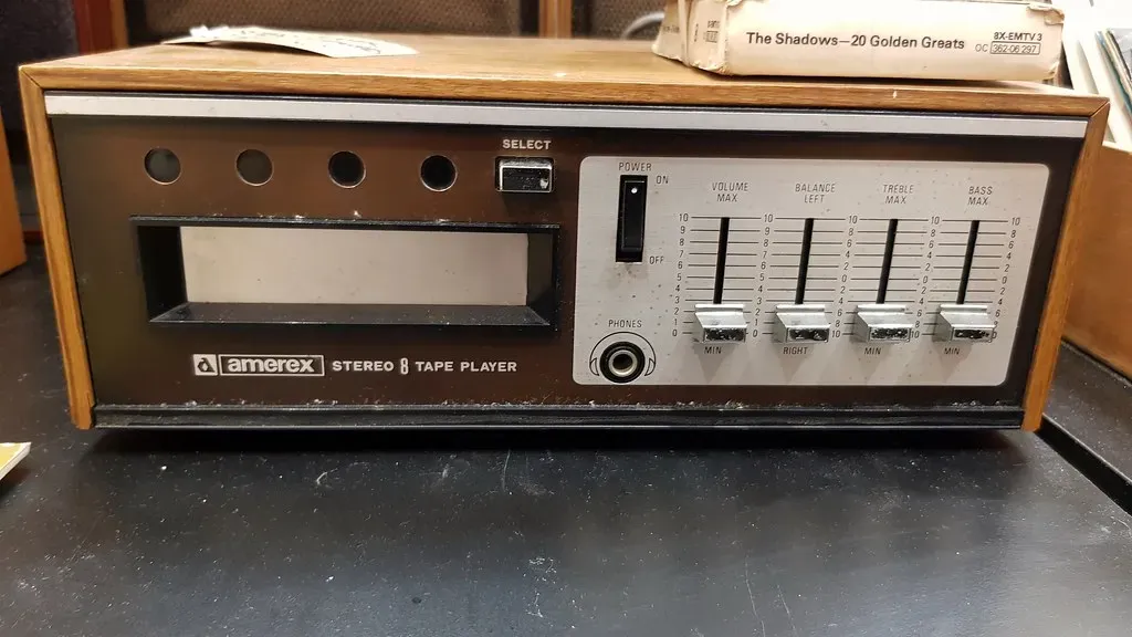 8-Track Tape Players (Image Credits: Flickr)
