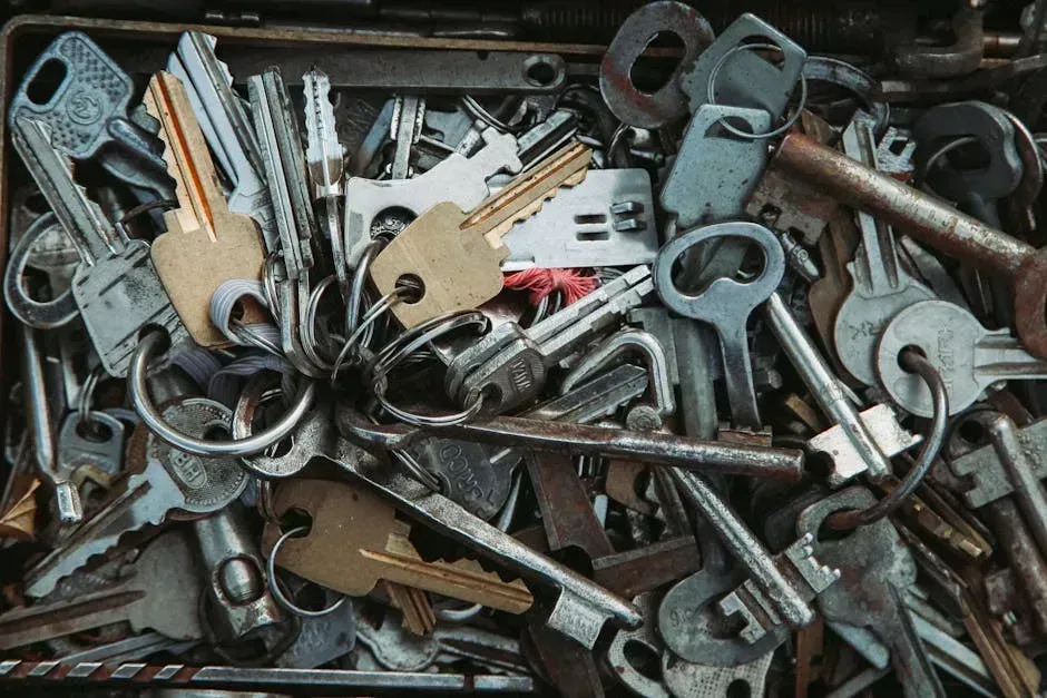 10. A Cluttered Key Bowl or Overloaded Hook System (Image Credits: Pexels)