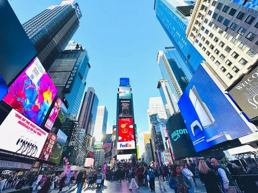 Times Square, New York City (Image Credits: Pexels)