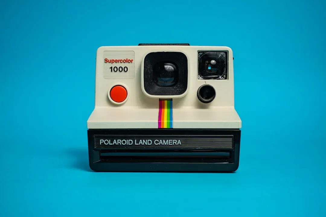 6. A Polaroid Instant Camera (Image Credits: Unsplash)