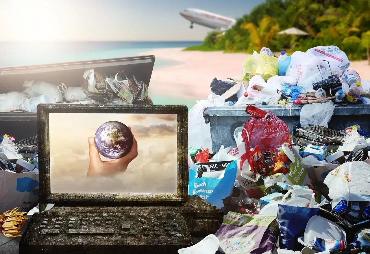 6. Leaving trash or damaging natural landmarks (Image Credits: Pixabay)