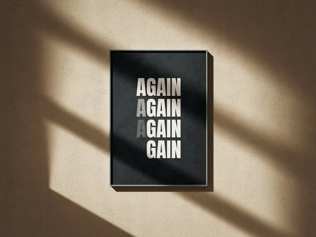 9. Wall-to-Wall Motivational Quotes and Generic Sign Decor (Image Credits: Unsplash)