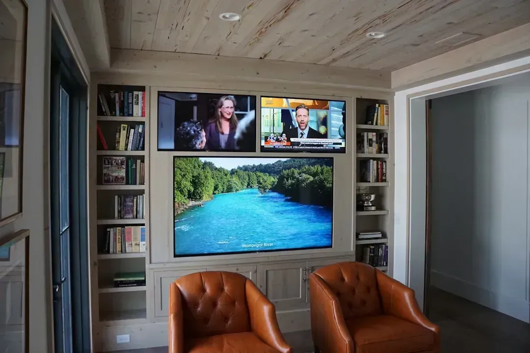9. Mounting the TV Way Too High (Image Credits: Unsplash)