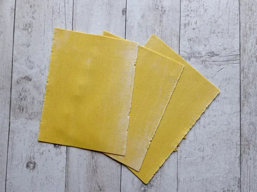5. Pre-Cooking Lasagne Sheets (Image Credits: Pexels)