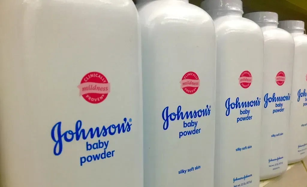 2. Talc-Based Johnson's Baby Powder (JeepersMedia, Flickr, CC BY 2.0)