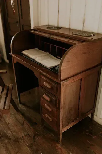 The Roll-Top Desk (Image Credits: Pexels)