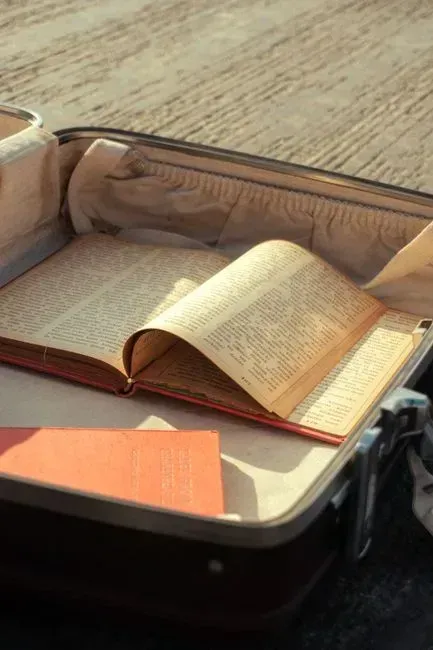 9. Packing books, guidebooks, and paper novels for the trip (Image Credits: Pexels)
