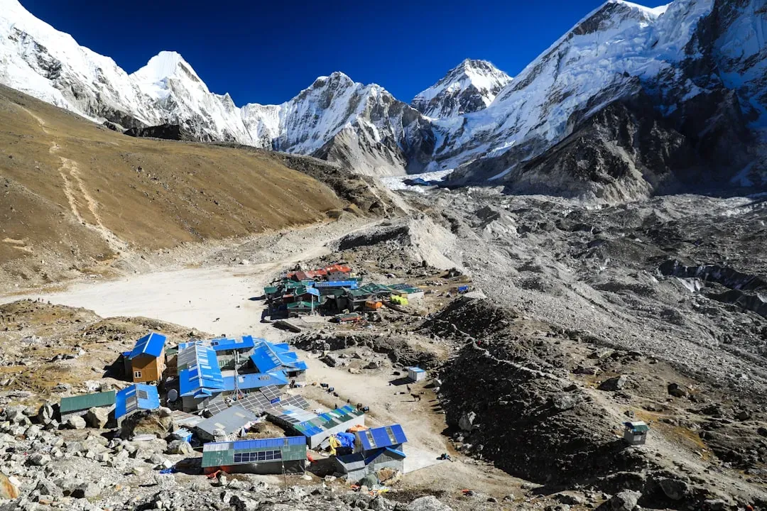 Mount Everest Base Camp, Nepal: crowding at the edge of survivable altitude (Image Credits: Unsplash)