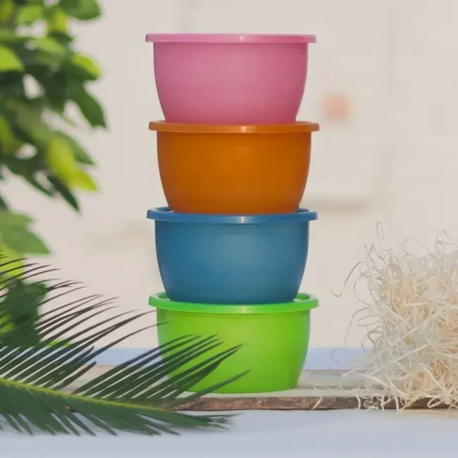 Tupperware in Original 1970s Colors (Image Credits: Pexels)
