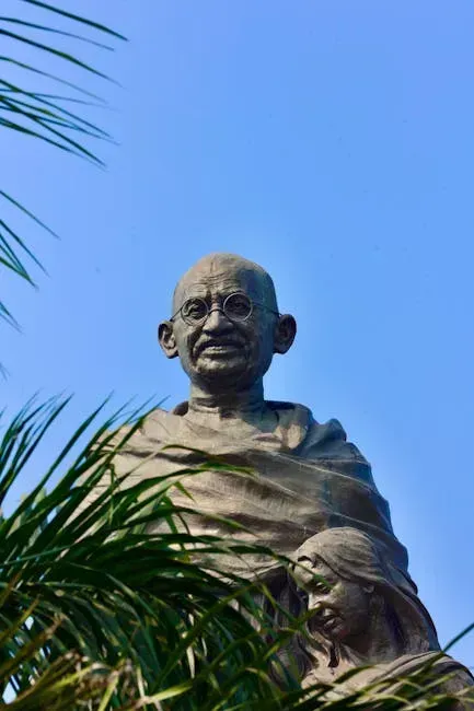 9. Mahatma Gandhi: Nonviolent Leader With Troubling Personal Beliefs (Image Credits: Pexels)